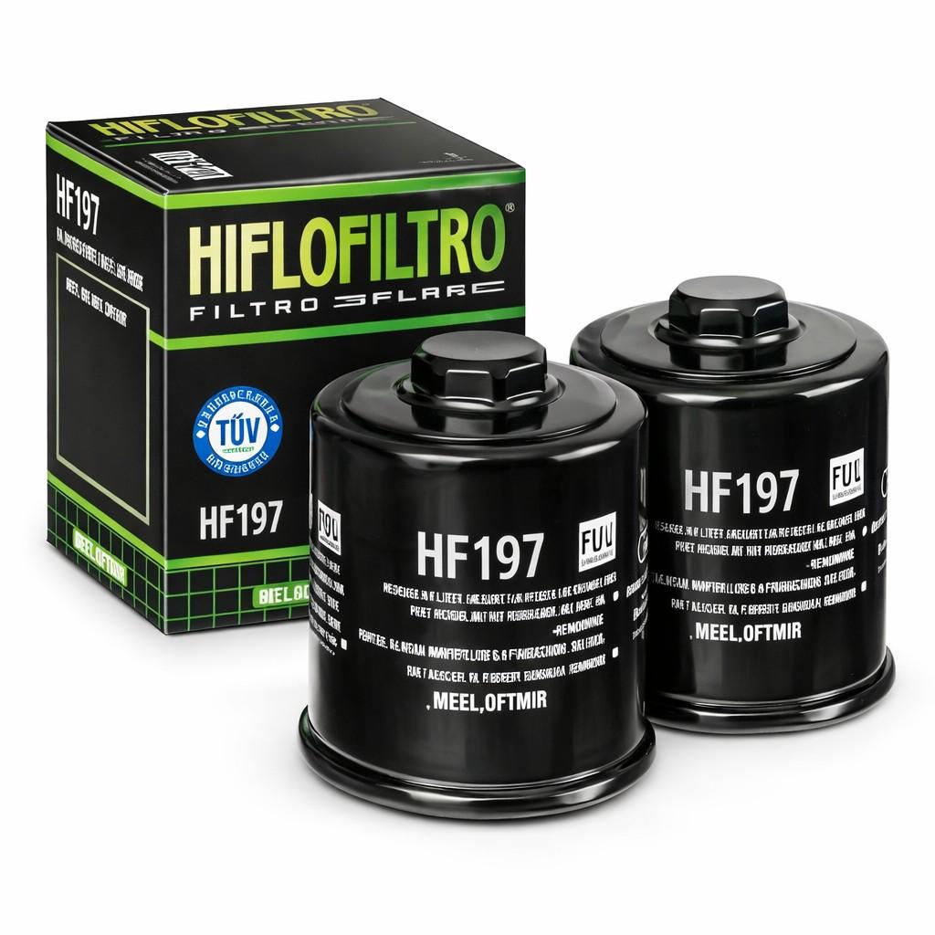 2x Hiflo HF197 �lfilter oilfilter passt an  Aeon Cobra 350 09-15 Gd 250 Gv T-Rex