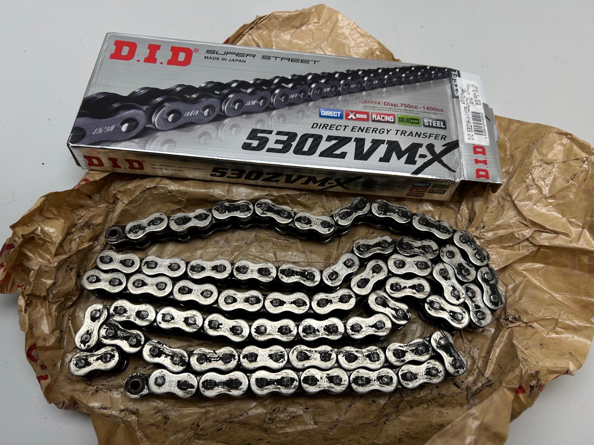 Did 530 ZVM-X Kette Antriebskette X-Ring 110 Glieder Motorrad RETOURE B-WARE