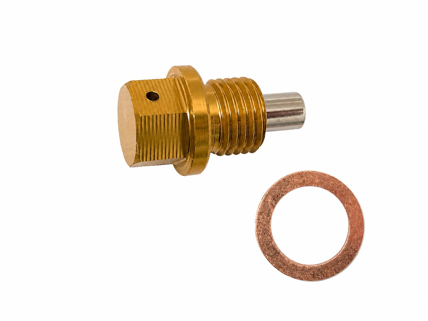 �lablassschraube mit Magnet M14x1.5 oil magneto plug passt an Bmw  C C1 F K gold
