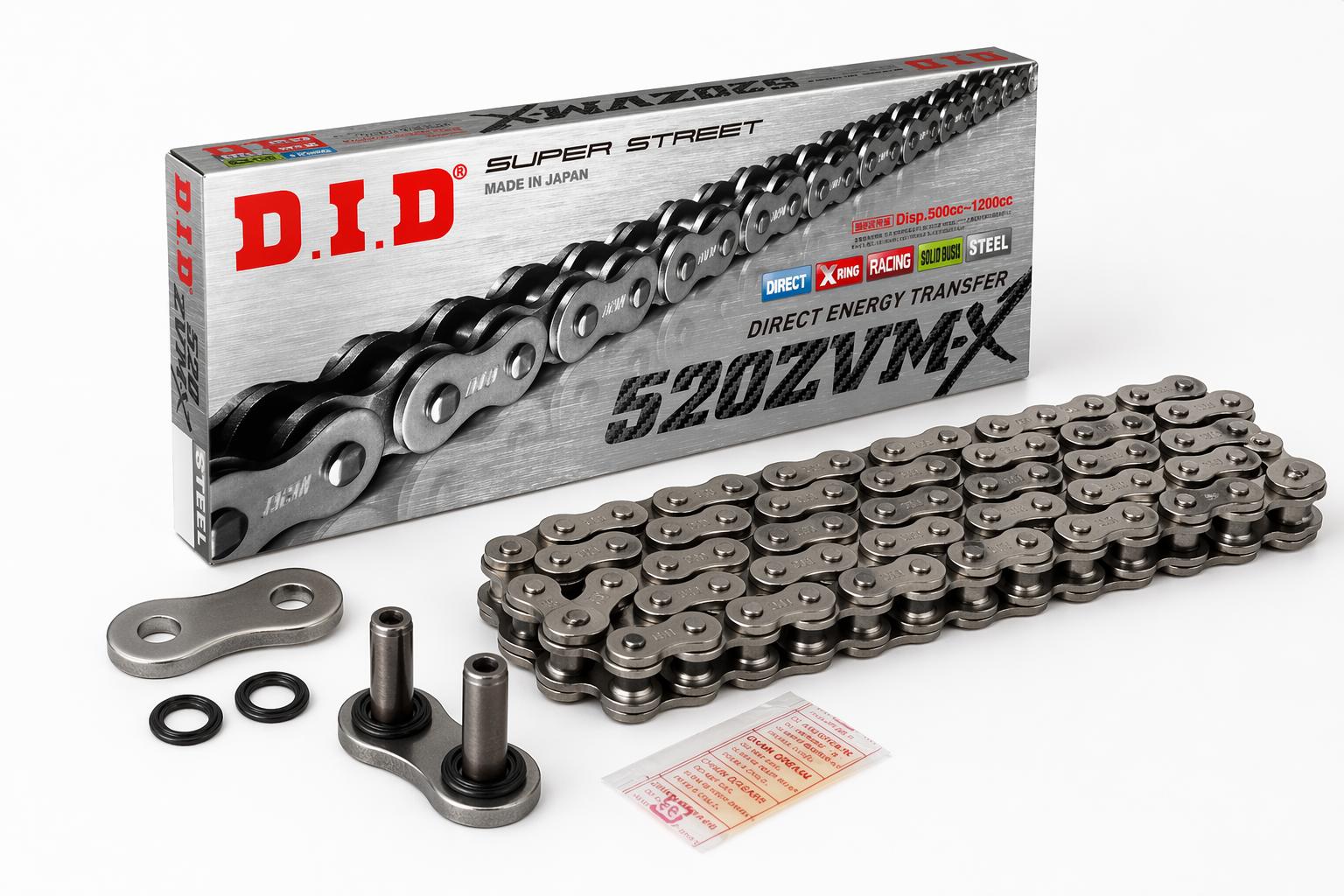 Did 520 ZVM-X ZVMX Kette Antriebskette 120 Glieder X-Ring chain Motorrad Enduro