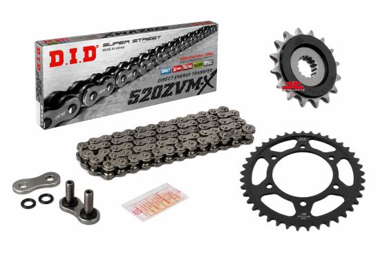 Kettensatz Jt-Sprockets 16x40 Kettenrad Ritzel passt an Ktm Duke Supermoto 690 