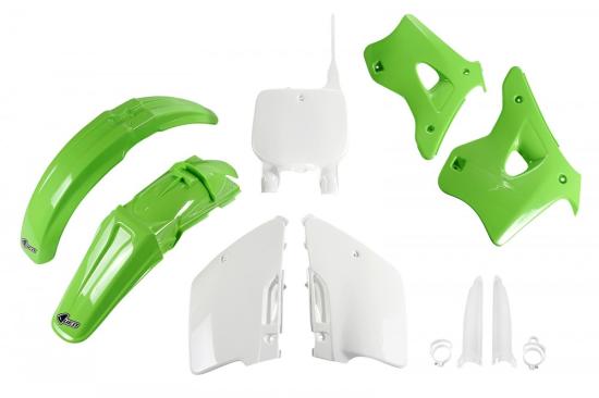 Verkleidungssatz Plastiksatz plastic kit passt an Kawasaki Kx 125 250 96-98 w/g