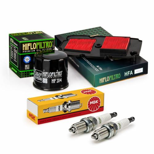 Wartungssatz �lfilterset Z�ndkerzen spark splug passt an Honda Xl 700 Transalp